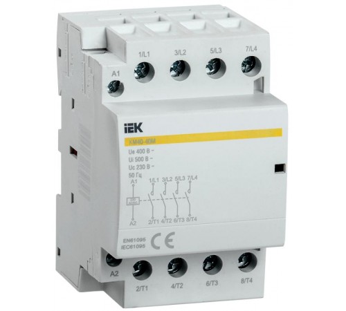Контактор модульный КМ40-40М AC/DC IEK  MKK21-40-40  IEK