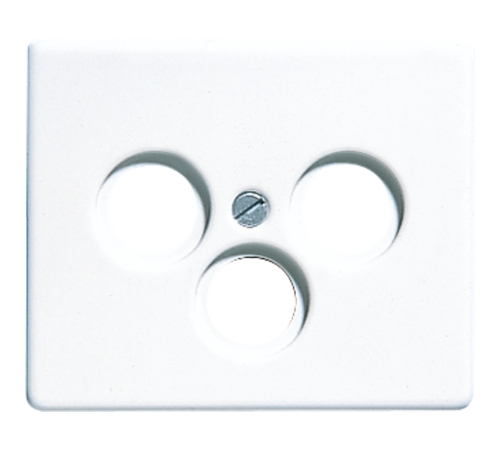 Крышка для телевизионной и спутниковой розетки; белая  SL561SATWW  Jung