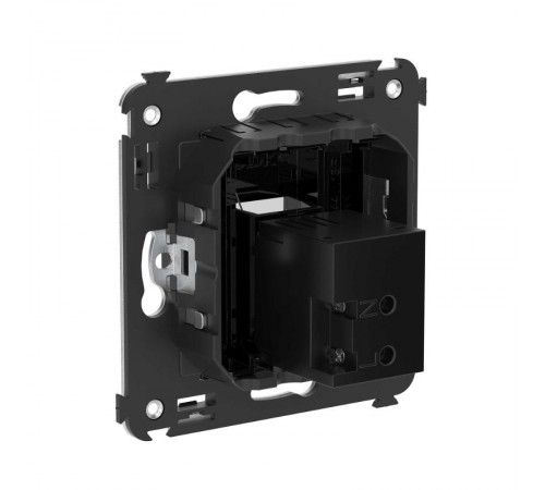 USB 3.0 розетка одинарная в стену, тип А-А, "Avanti", "Черный квадрат"  4402303  DKC