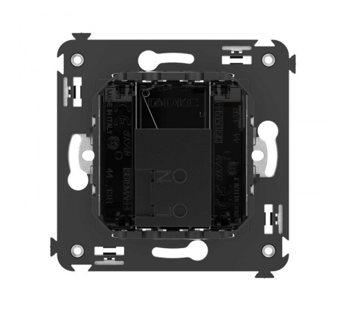 USB 3.0 розетка одинарная в стену, тип А-А, "Avanti", "Черный квадрат"  4402303  DKC