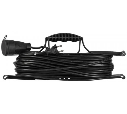 Удлинитель силовой ЭРА GREEN LINE FR-10-30m Greenline на рамке 1 розетка без заземления 30м ПВС 2x1мм2   Б0065149  ЭРА