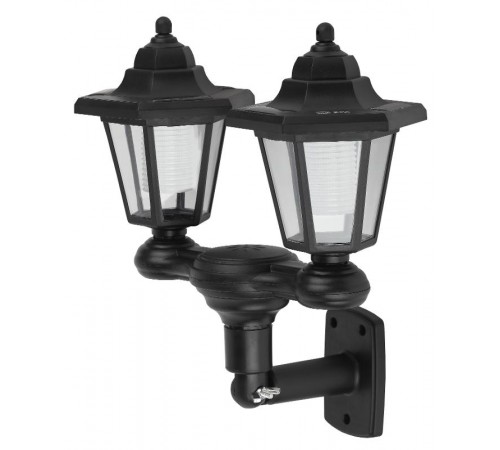 Светильник садово-парковый на солнечной батарее, ERASV01-01 пластик, черный, 150 см (12/96)  Б0049551  ЭРА