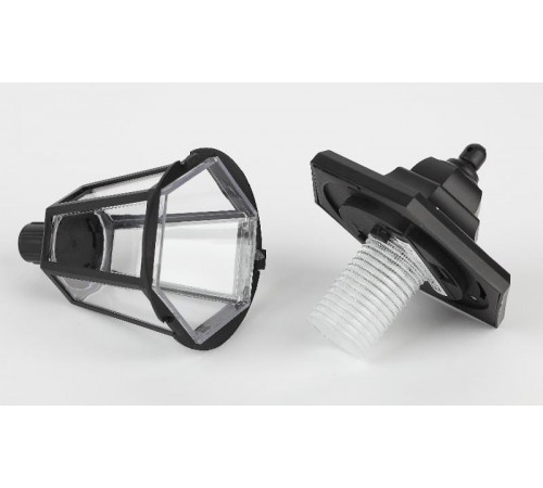 Светильник садово-парковый на солнечной батарее, ERASV01-01 пластик, черный, 150 см (12/96)  Б0049551  ЭРА