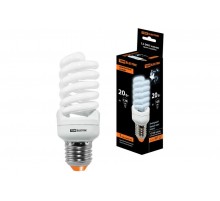 Лампа энергосберегающая КЛЛ-FSТ2-20 Вт-4000 К-Е27 КОМПАКТ (41х108 мм)  SQ0323-0193  TDM