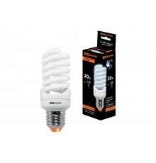 Лампа энергосберегающая КЛЛ-FSТ2-20 Вт-4000 К-Е27 КОМПАКТ (41х108 мм)  SQ0323-0193  TDM