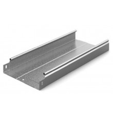 Металлический лоток неперфорированный 200х50х3000, толщ. 0,7 мм, гор. цинк, 313257  ЛНМЗТ-200х50х3000-0,7-ГЦ   Ostec