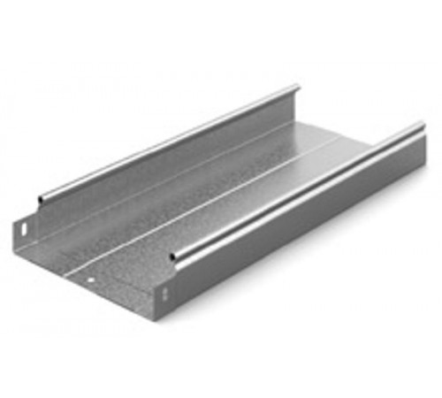 Металлический лоток неперфорированный 200х50х3000, толщ. 1,0 мм, гор. цинк, 313250  ЛНМЗТ-200х50х3000-1,0-ГЦ   Ostec