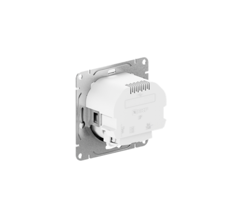 Механизм розетки с USB-A+С - 2шт, 16А, с заземлением, со шторками, белый Эпика  UP1-SOW-111-USBA+USBC  EKF