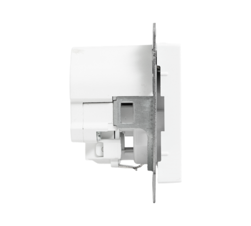 Механизм розетки с USB-A+С - 2шт, 16А, с заземлением, со шторками, белый Эпика  UP1-SOW-111-USBA+USBC  EKF