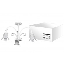 Люстра НCБ 12-04 Адель 3х40Вт ЛН Е14 белый  SQ0370-0017  TDM