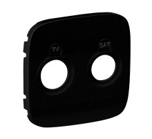 Valena ALLURE Антрацит Накладка розетки TV-SAT  754828  Legrand