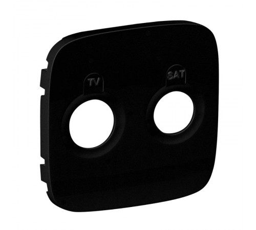 Valena ALLURE Антрацит Накладка розетки TV-SAT  754828  Legrand