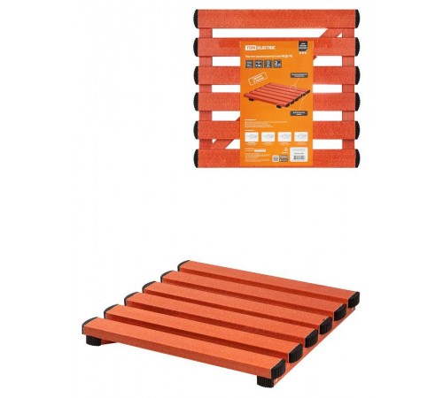 Настил диэлектрический НСД-70, 500 х 500 мм, h=70 мм, стеклопласт., до 50 кВ "ЭкспертЭлектрик"  SQ1028-0691  TDM