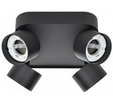 Светильник 4044 накл. потолочн. 4хGX53 черный  LT-UPB0-4044-GX53-1-K02  IEK
