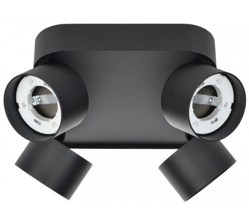 Светильник 4044 накл. потолочн. 4хGX53 черный  LT-UPB0-4044-GX53-1-K02  IEK
