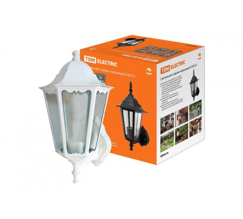 Светильник садово-парковый ЛБУ 6100-21 100Вт ЛН/КЛЛ/LED E27 IP44 шестигранник, вверх  SQ0330-0066  TDM