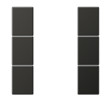 Набор накладок, 3 группы, anthracite  al2503tsaan  JUNG