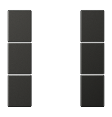Набор накладок, 3 группы, anthracite  al2503tsaan  JUNG