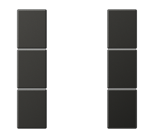 Набор накладок, 3 группы, anthracite  al2503tsaan  JUNG