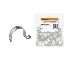 Скоба металлическая однолапковая СМО с внутр. d 14-15 мм (100шт)  SQ0409-0003  TDM