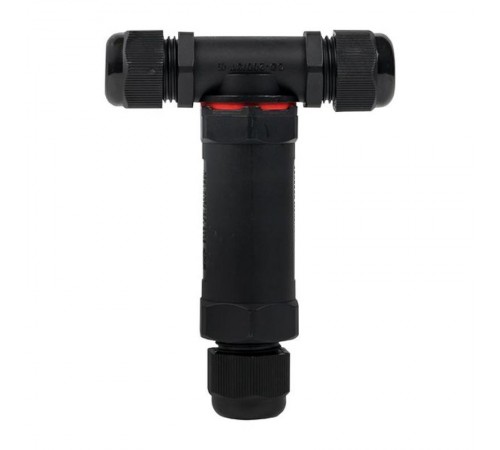 Кабельный коннектор Т-образный (клеммник 5PIN) IP68 FreeTools  plc-uac-cb5T  EKF