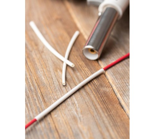 Термоусаживаемая трубка ТУТ нг 2/1 белая EKF PROxima  tut-2-w  EKF