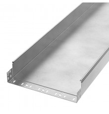 Лоток неперфорированный Профи INOX (AISI 304) 400х100x3000 (1,5 мм) (6 м/уп)  PR16.13964  Промрукав