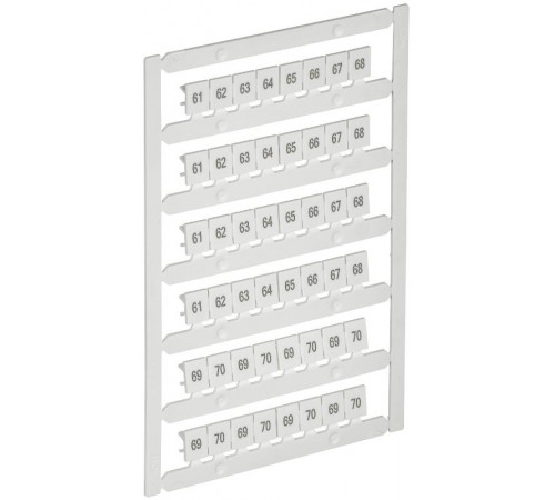 ARMAFIX Маркер для CTS 6мм2/CP 10мм2 "61-70"   AF-CT10D-M-006-07  IEK (ИЭК)