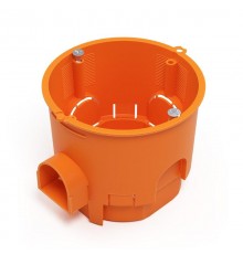 Коробка установочная 80-0550-2С углубленная стойкая к горению (ПВ-2) 68х60 с саморезами (160шт/кор)  80-0550-2С  Промрукав