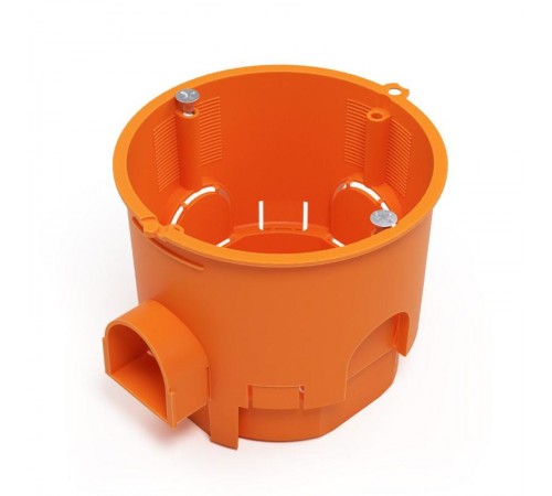 Коробка установочная 80-0550-2С углубленная стойкая к горению (ПВ-2) 68х60 с саморезами (160шт/кор)  80-0550-2С  Промрукав