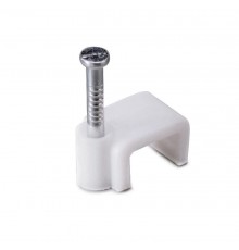 Скоба пласт. с гв.плоск. СПП 10 (25шт.)  49454  Fortisflex