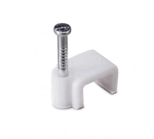 Скоба пласт. с гв.плоск. СПП 10 (25шт.)  49454  Fortisflex