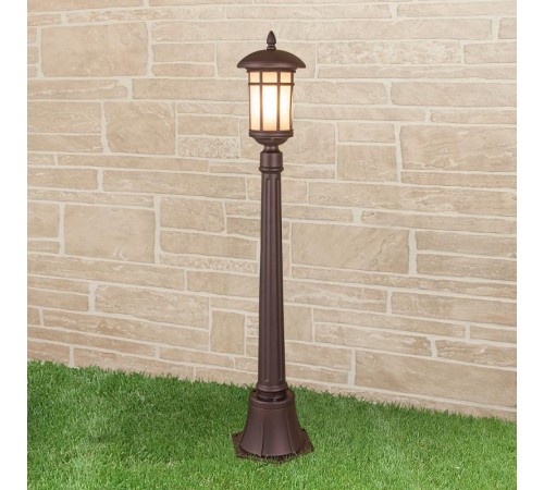 Светильник садово-парковый Lepus F кофейное золото (GL 1016F)  a043645  Elektrostandard