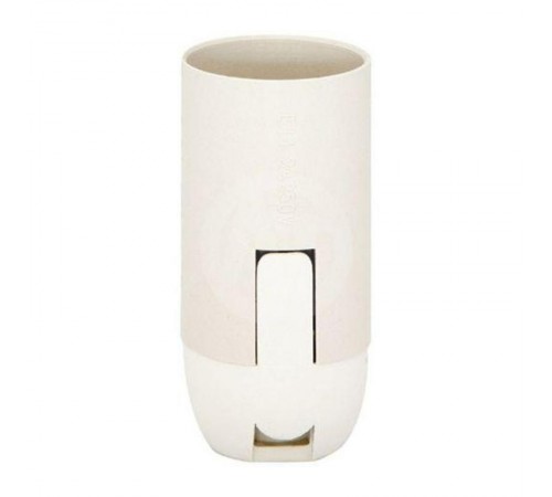 Патрон подвесной пластик Е14 белый, индивидуальный пакет, Ппл14-02-К02  EPP20-02-02-K01  IEK