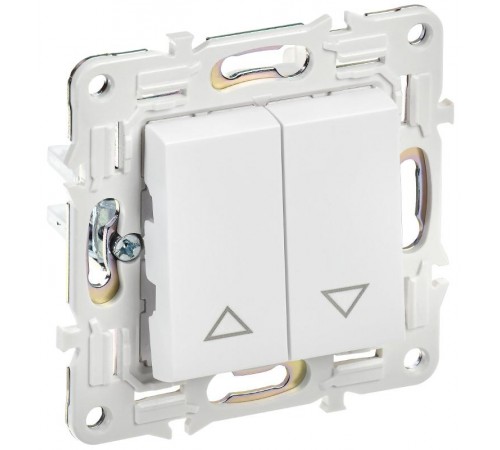 SKANDY Выключатель жалюзи 10А SK-V12W арктический белый  SK-V15-0-10-K01  IEK