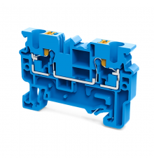 Клемма проходная push-in OptiClip CP-4-I-BU-24A-(0,2-4)-синий  331841  КЭАЗ