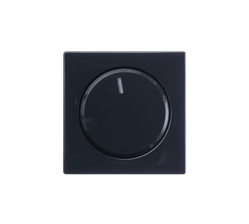 Плата центральная (накладка) с ручкой и лампой для поворотного светорегулятора, серия solo/future, цвет антрацит  6599-0-2950   2CKA006599A2950  AB