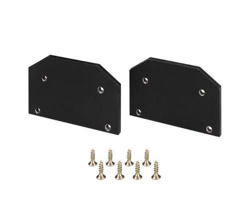 Заглушка LGD-4TR-CAP-STRETCH-BK (arlight, Алюминий+пластик)  033536  Arlight