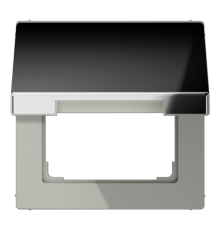 Крышка откидная для штепсельных розеток с платой 5050 мм; полированный хром  GCR2990KL  Jung