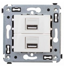 USB зарядное устройство в стену, "Avanti", "Белое облако"  4400543  DKC