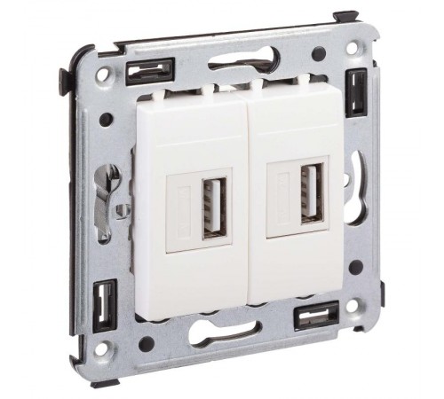 USB зарядное устройство в стену, "Avanti", "Белое облако"  4400543  DKC