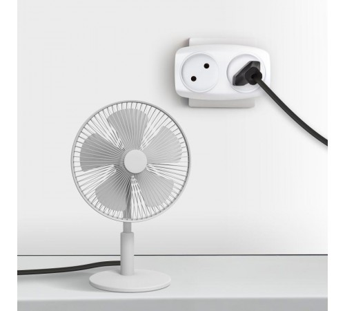 Тройник SP-2-W  2гн, без заземл. (белый) (10/60/1500) C0045520  ЭРА