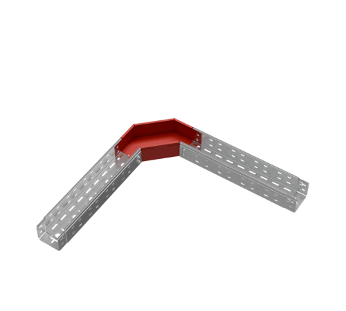 Угол горизонтальный 90 гр. 80х100 мм "ПЛЮС" HD  GLplus90-80-100 HD   КМ-профиль