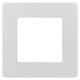 Рамка для розеток и выключателей серия 12 12-5101-01 на 1 пост, сатин, белый  Б0052499  ЭРА