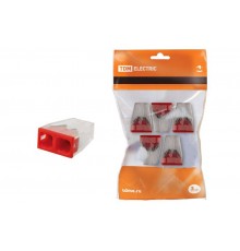 Строительно-монтажная клемма КБМ-2273-232 (2,5мм2) с пастой (5 шт/упак)  SQ0517-0121  TDM