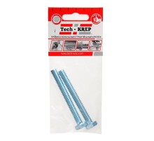 Болт DIN933 с шестигранной головкой оцинк. М10х80 (2 шт) - пакет ( 0,104 кг)  126523  Tech-KREP