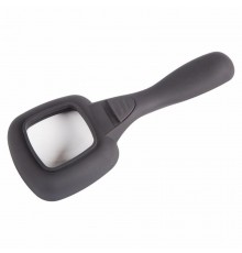 Лупа ручная квадратная 4х с подсветкой LED 6 шт.  12-0406  REXANT