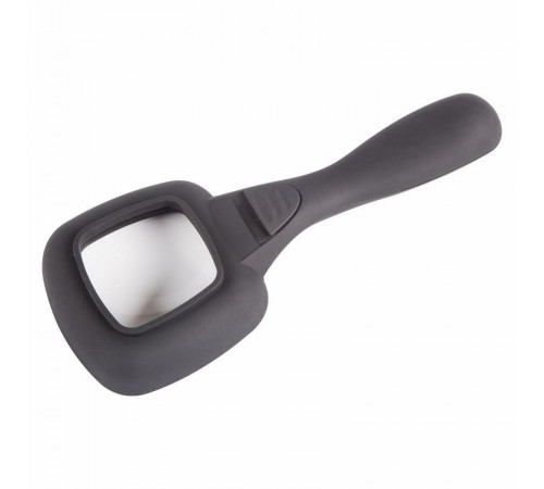 Лупа ручная квадратная 4х с подсветкой LED 6 шт.  12-0406  REXANT