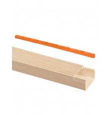 Кабель-канал 25х16 (6 шт по 2 м) "ЭКО" 3D сосна (розн.упак.)  SQ0402-3305  TDM