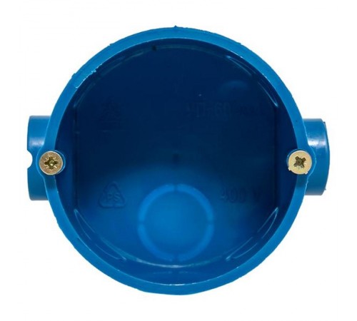 Коробка установочная 68х42 КМТ-010-002 с саморезами  plc-kmt-010-002  EKF